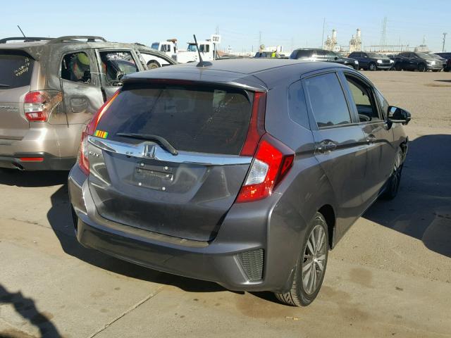 3HGGK5H95GM705281 - 2016 HONDA FIT EX CHARCOAL photo 4