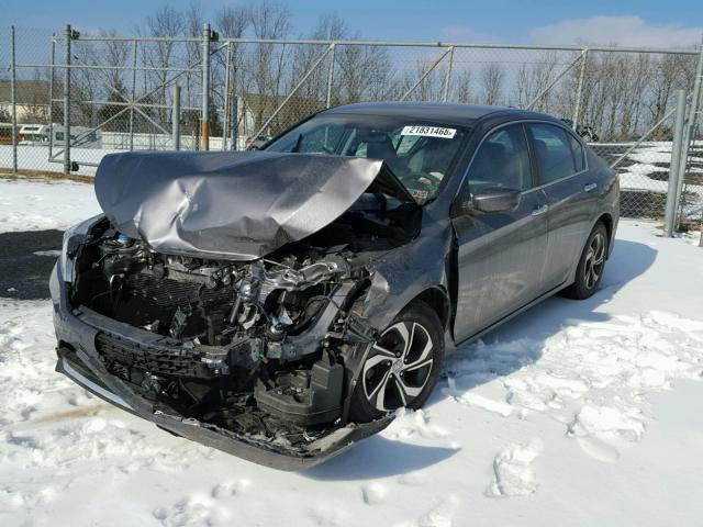 1HGCR2F3XHA071150 - 2017 HONDA ACCORD LX GRAY photo 2