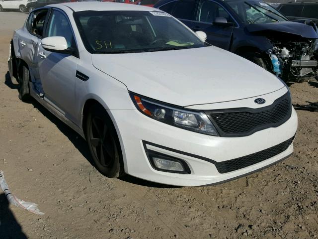 5XXGM4A77EG297666 - 2014 KIA OPTIMA LX WHITE photo 1