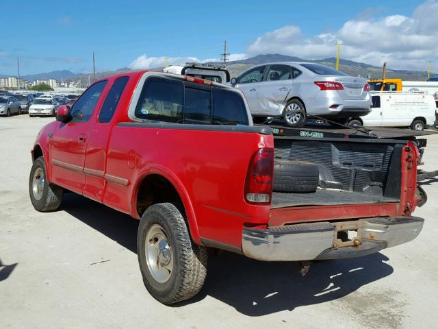 1FTDX1866VKA77897 - 1997 FORD F150 RED photo 3