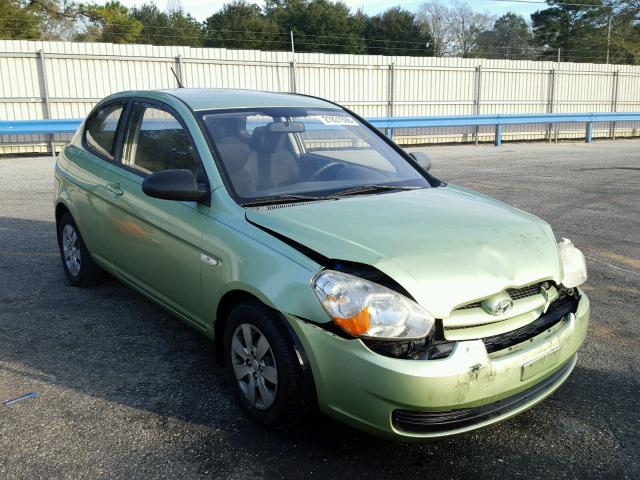 KMHCM36C28U067221 - 2008 HYUNDAI ACCENT GS GREEN photo 1