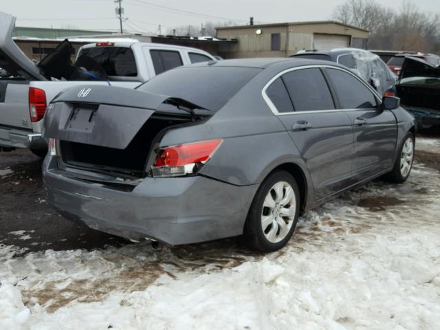 1HGCP268X8A018031 - 2008 HONDA ACCORD EXL GRAY photo 4