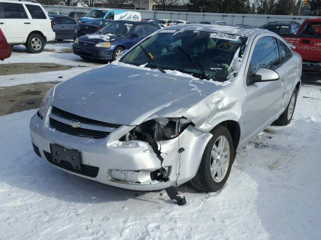 1G1AL15F177406894 - 2007 CHEVROLET COBALT LT SILVER photo 2