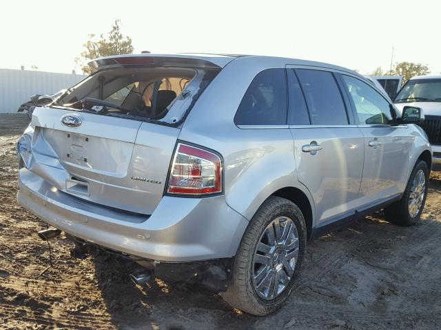 2FMDK3KC5ABB41419 - 2010 FORD EDGE LIMIT SILVER photo 4