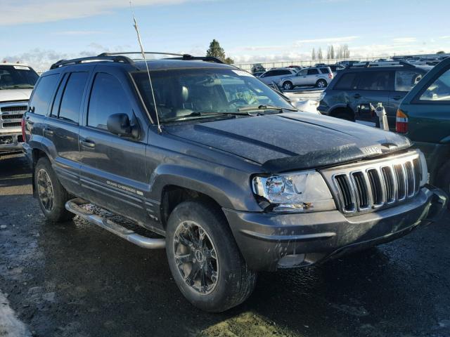 1J4GW58J52C172236 - 2002 JEEP GRAND CHER GRAY photo 1