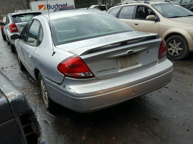 1FAFP56S65A299870 - 2005 FORD TAURUS SEL SILVER photo 3