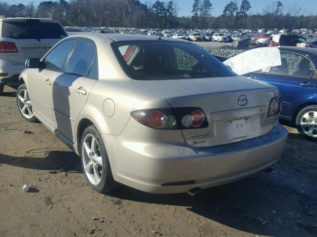 1YVHP80C085M42504 - 2008 MAZDA 6 I GRAY photo 3