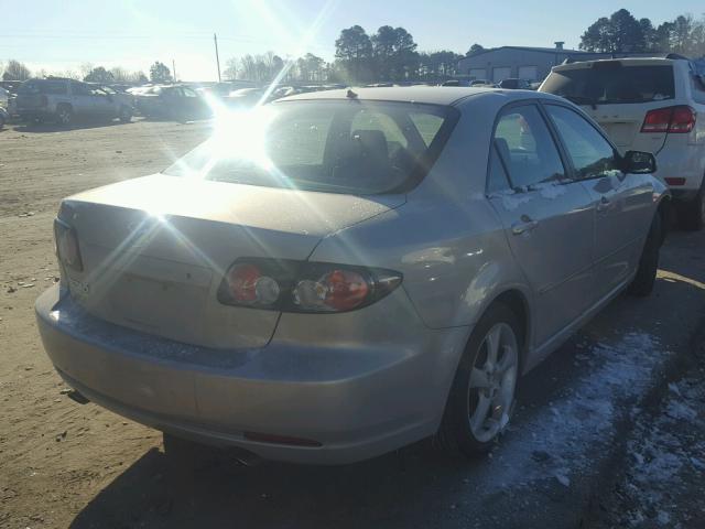 1YVHP80C085M42504 - 2008 MAZDA 6 I GRAY photo 4