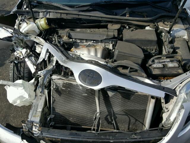 4T4BF3EK1BR159397 - 2011 TOYOTA CAMRY BASE SILVER photo 7