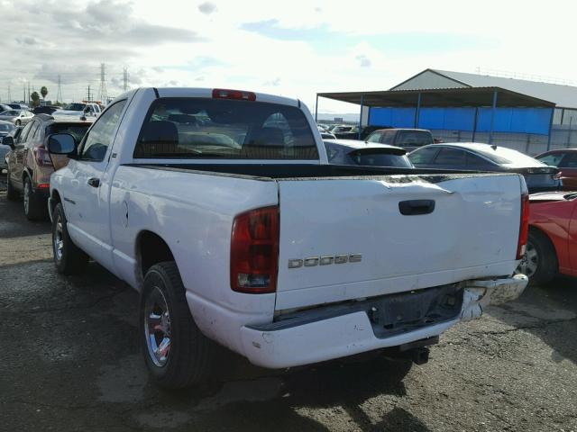 1D7HA16N02J255159 - 2002 DODGE RAM 1500 WHITE photo 3