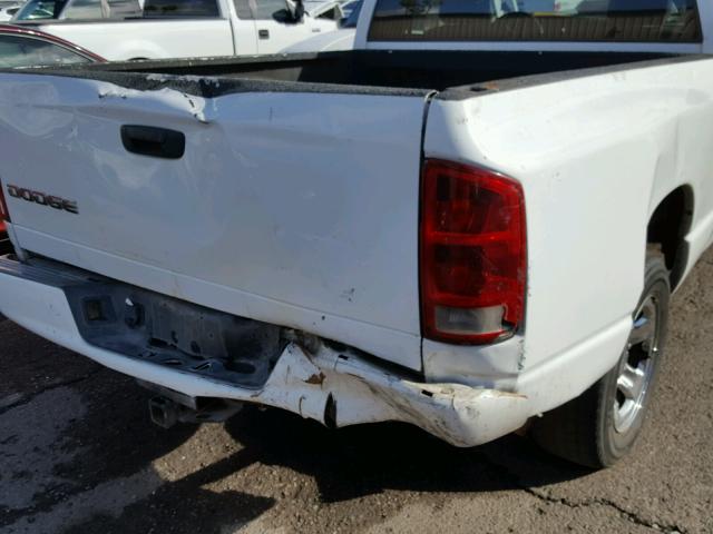 1D7HA16N02J255159 - 2002 DODGE RAM 1500 WHITE photo 9