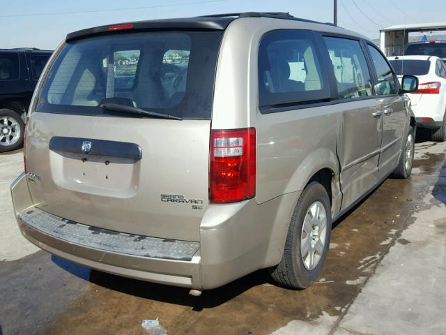 2D8HN44E99R677506 - 2009 DODGE GRAND CARA TAN photo 4