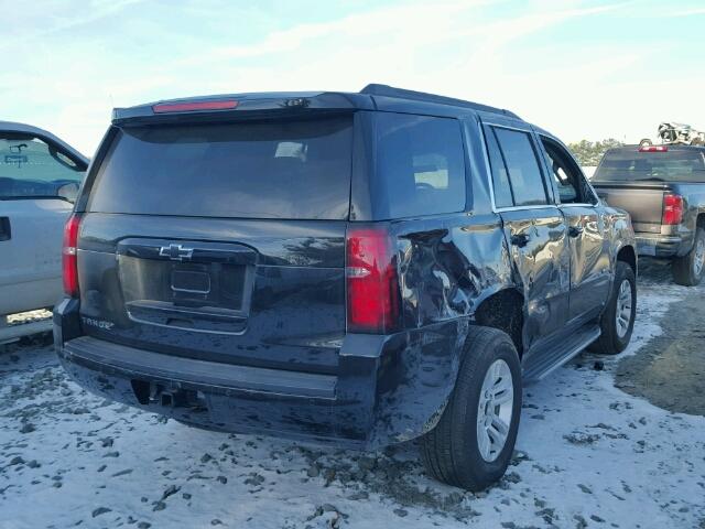 1GNSKAKC6HR111912 - 2017 CHEVROLET TAHOE K150 BLACK photo 4