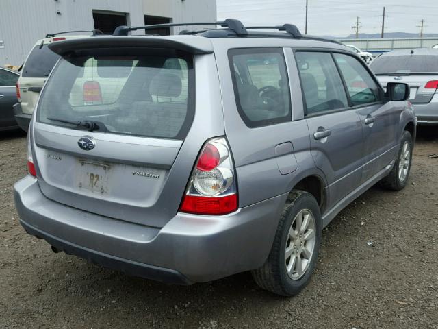 JF1SG65648H721297 - 2008 SUBARU FORESTER 2 SILVER photo 4