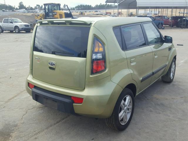 KNDJT2A29A7148678 - 2010 KIA SOUL + GREEN photo 4