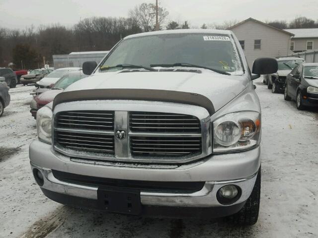 1D7HU18287S252361 - 2007 DODGE RAM 1500 S SILVER photo 9