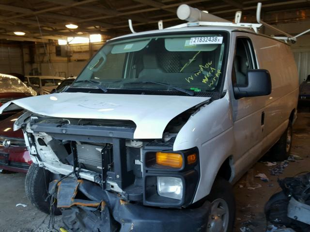 1FTNE2EW4CDA10723 - 2012 FORD ECONOLINE WHITE photo 2