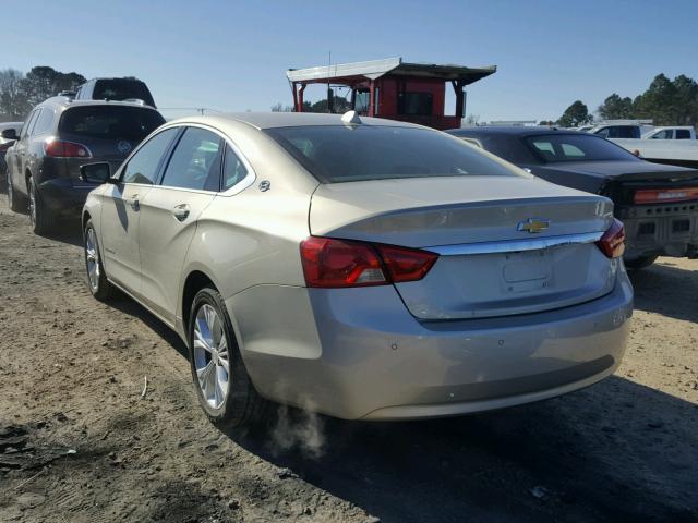 2G1125S34E9162531 - 2014 CHEVROLET IMPALA LT TAN photo 3