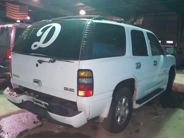 1GKEK63U75J212935 - 2005 GMC YUKON DENA WHITE photo 4