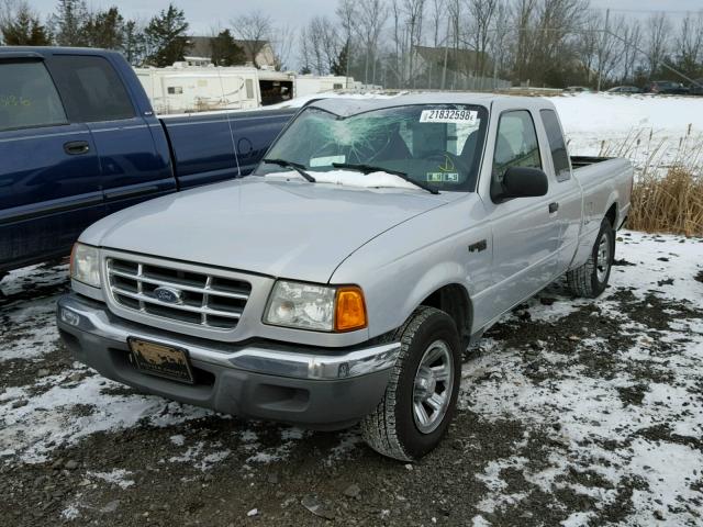 1FTYR44V13TA32156 - 2003 FORD RANGER SUP SILVER photo 2