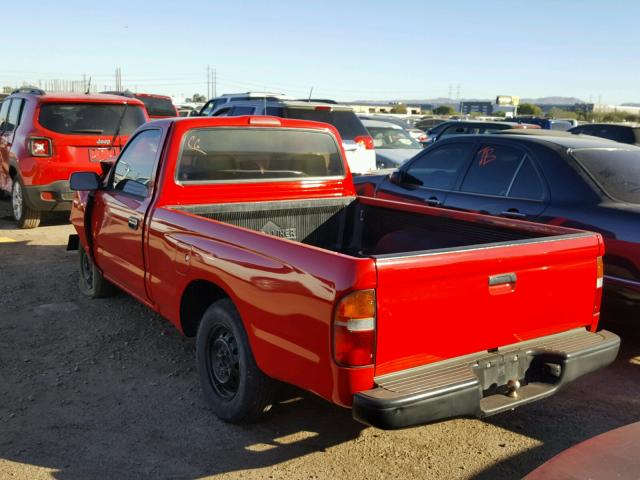 4TANL42N3TZ160222 - 1996 TOYOTA TACOMA RED photo 3