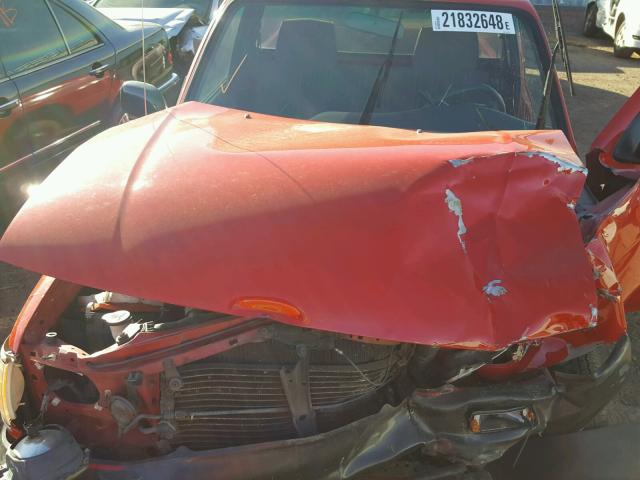 4TANL42N3TZ160222 - 1996 TOYOTA TACOMA RED photo 7