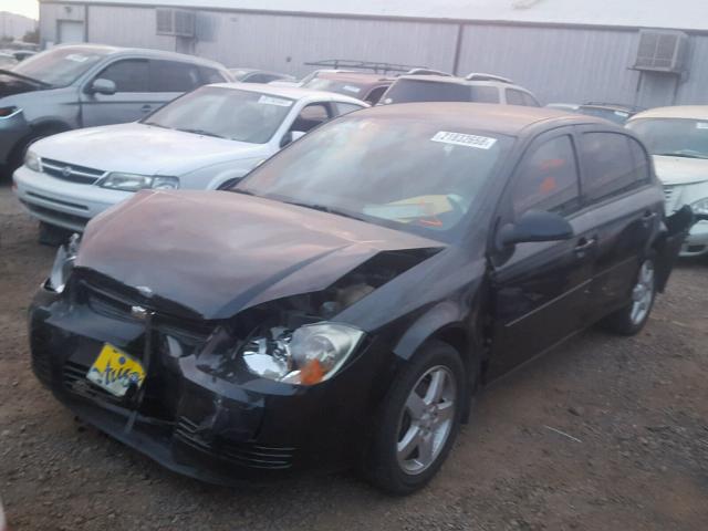 1G1AF5F5XA7171150 - 2010 CHEVROLET COBALT 2LT BLACK photo 2