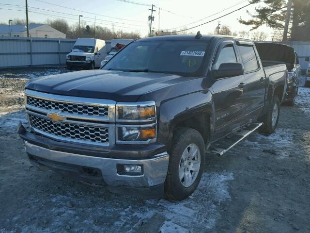 3GCUKREC6FG510957 - 2015 CHEVROLET SILVERADO GRAY photo 2