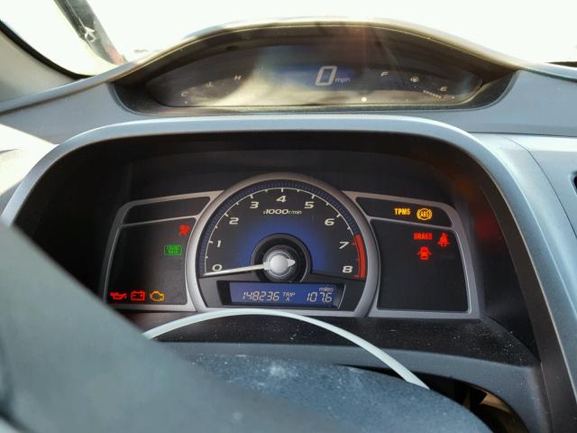 2HGFG11809H513114 - 2009 HONDA CIVIC EX Mavi foto 8