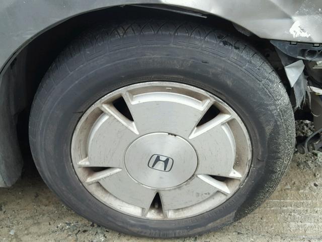 JHMFA36237S013985 - 2007 HONDA CIVIC HYBR GRAY photo 9