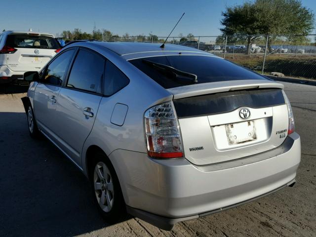 JTDKB20UX83410655 - 2008 TOYOTA PRIUS SILVER photo 3