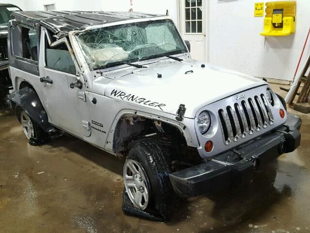 1J4AA2D11AL151181 - 2010 JEEP WRANGLER S SILVER photo 1