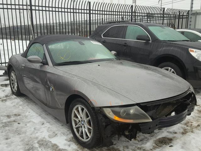 4USBT33575LS53499 - 2005 BMW Z4 2.5 GRAY photo 1