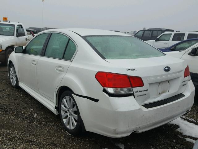 4S3BMEK64A2220601 - 2010 SUBARU LEGACY 3.6 WHITE photo 3