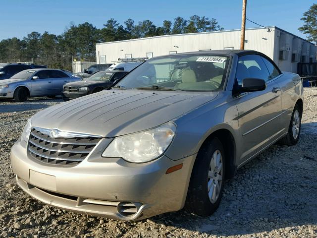 1C3LC45K68N209638 - 2008 CHRYSLER SEBRING BEIGE photo 2