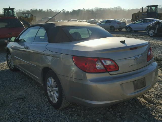 1C3LC45K68N209638 - 2008 CHRYSLER SEBRING BEIGE photo 3