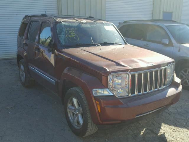 1J8GP58K28W173016 - 2008 JEEP LIBERTY LI BURGUNDY photo 1