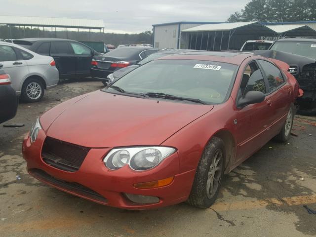 2C3HE66G2XH723676 - 1999 CHRYSLER 300M RED photo 2