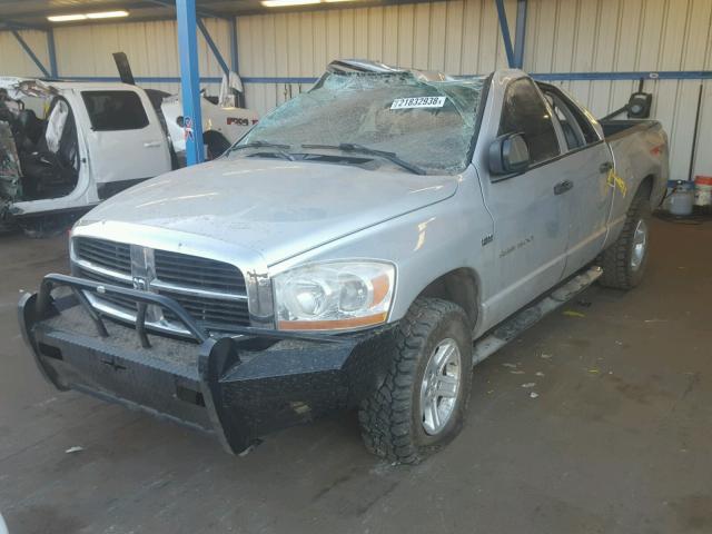 1D7HU18206S546691 - 2006 DODGE RAM 1500 S SILVER photo 2