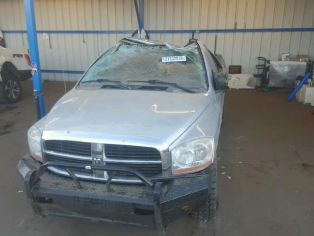 1D7HU18206S546691 - 2006 DODGE RAM 1500 S SILVER photo 9