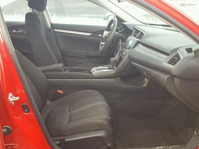 2HGFC2F55GH532433 - 2016 HONDA CIVIC LX RED photo 5