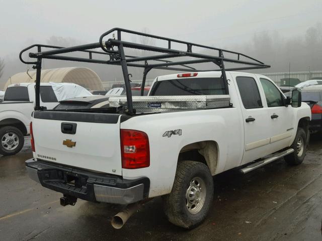 1GCHK23687F517532 - 2007 CHEVROLET SILVERADO WHITE photo 4