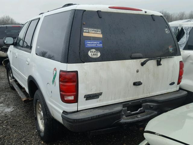 1FMPU16L01LB63141 - 2001 FORD EXPEDITION WHITE photo 3