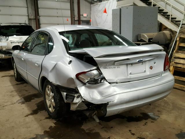 1FAFP532X3G182551 - 2003 FORD TAURUS SE SILVER photo 3