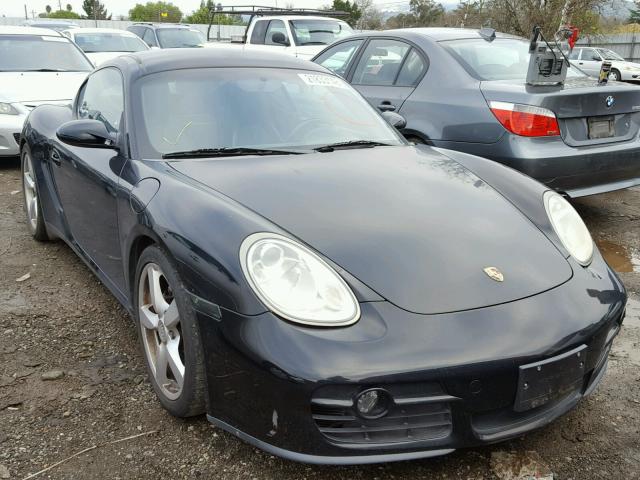 WP0AA29827U760570 - 2007 PORSCHE CAYMAN S BLACK photo 1