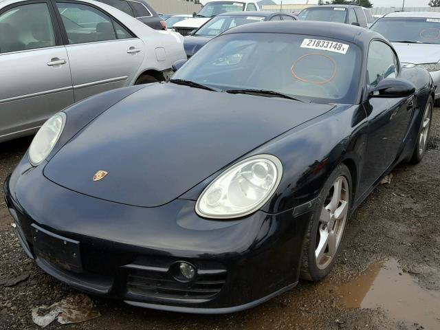 WP0AA29827U760570 - 2007 PORSCHE CAYMAN S BLACK photo 2