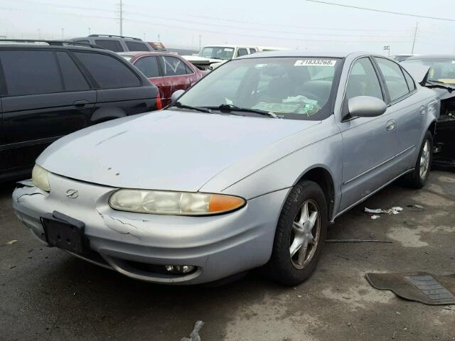 1G3NL52E9XC320140 - 1999 OLDSMOBILE ALERO GL GRAY photo 2