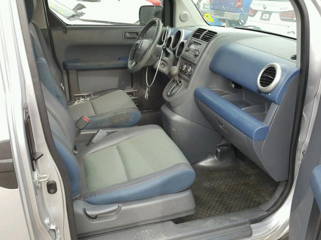 5J6YH28564L025362 - 2004 HONDA ELEMENT EX SILVER photo 5