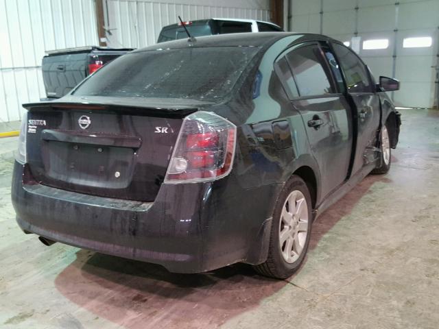 3N1AB6AP6CL703920 - 2012 NISSAN SENTRA 2.0 BLACK photo 4