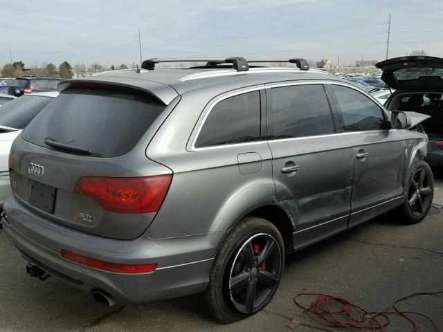 WA1DGAFEXED012480 - 2014 AUDI Q7 PRESTIG GRAY photo 4